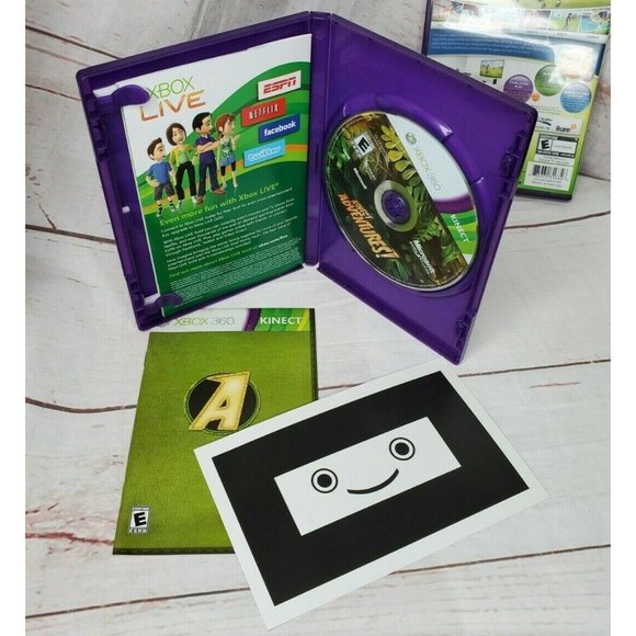 Xbox 360 Kinect Sports Season 2 & Kinect Adventures Video Game Bundle No Scratch - Picture 10 of 10